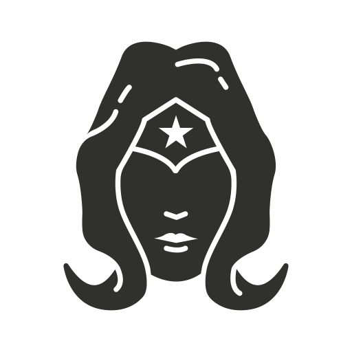 Female Superhero, Girl Something, Justice League, Wonder Woman Icon