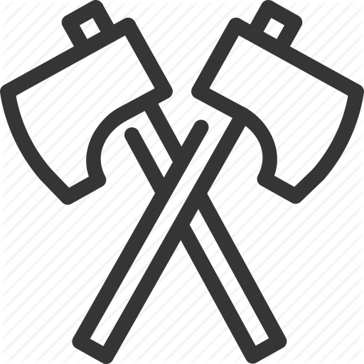 Axe, Camping, Cut, Forest, Outdoors, Wood Icon