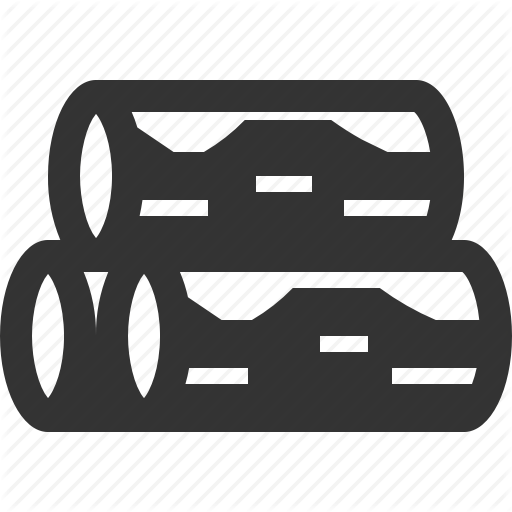 Firewood, Log, Stock, Wood Icon