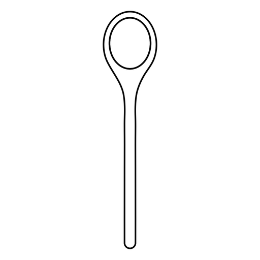 Wooden Spoon Stroke Icon