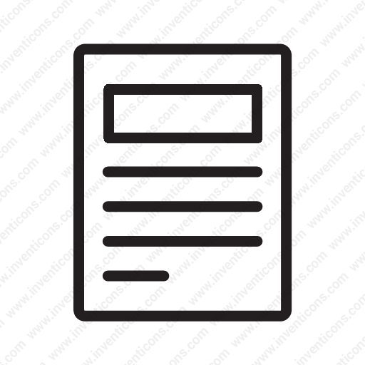 Download Page,doc,csv,paper,documents Icon Inventicons