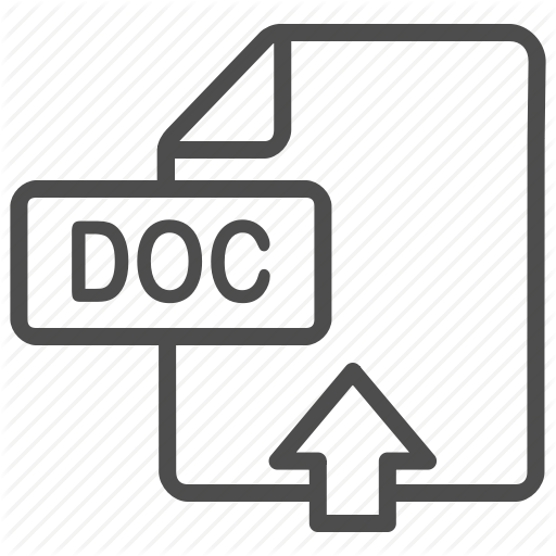 Doc, Document, File, Upload, Word Icon