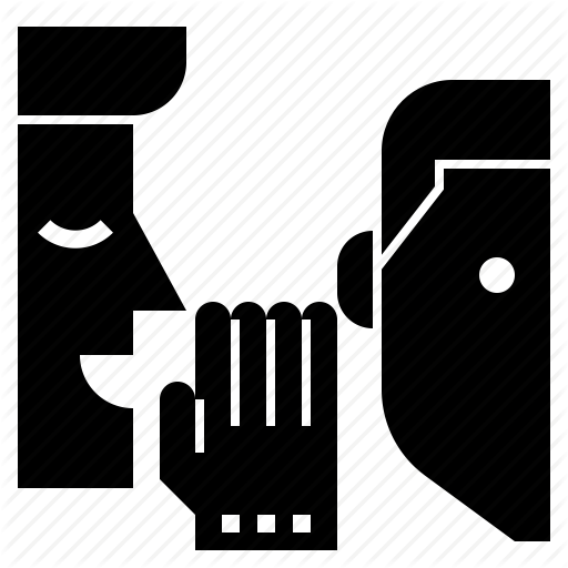 Lobbying, Mouth, Secret, Storytelling, Whispering, Word Icon