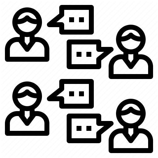 Mouth, Of, Social, Talk, Word Icon