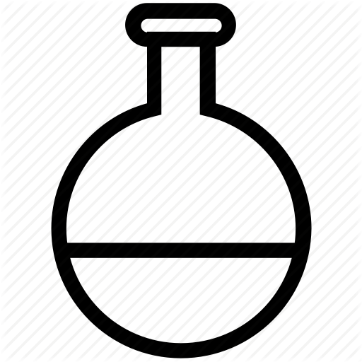 Flask, Lab Equipment, Liquid Medicine Icon
