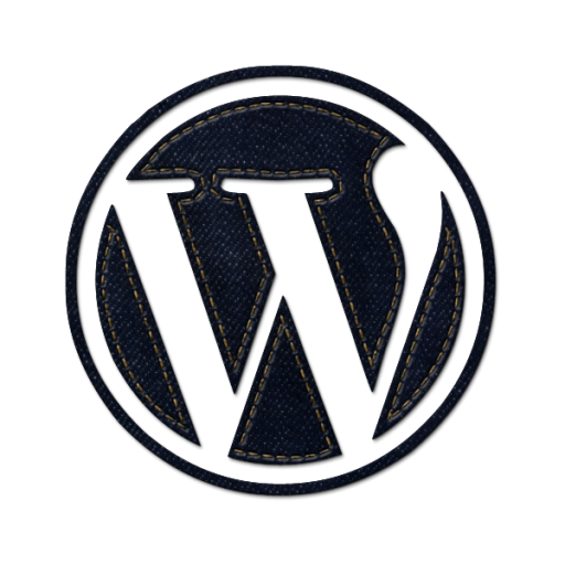 Wordpress Icon Blue Jeans Social Media Iconset