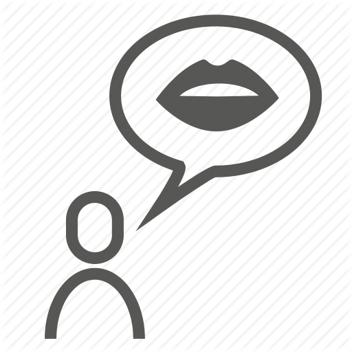 Lips, Love, Positive, Small, Support, Talk, Words Icon