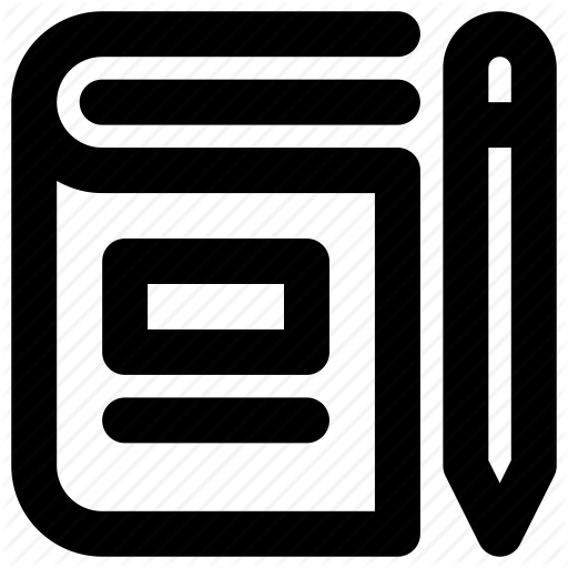 Book, Diary, Pencil, Read, Tag, Words, Write Icon