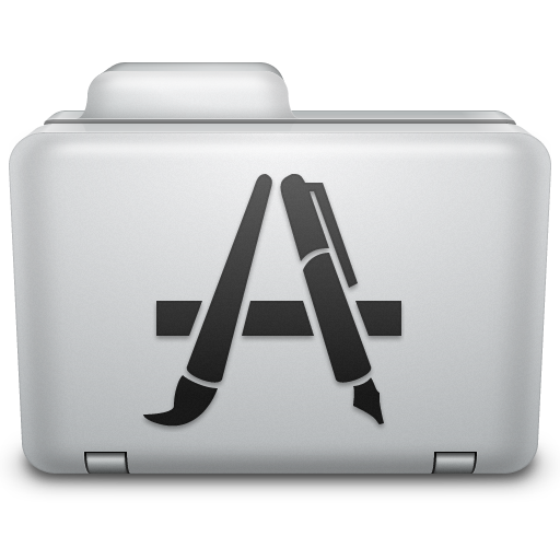 Noir Applications Folder Icon