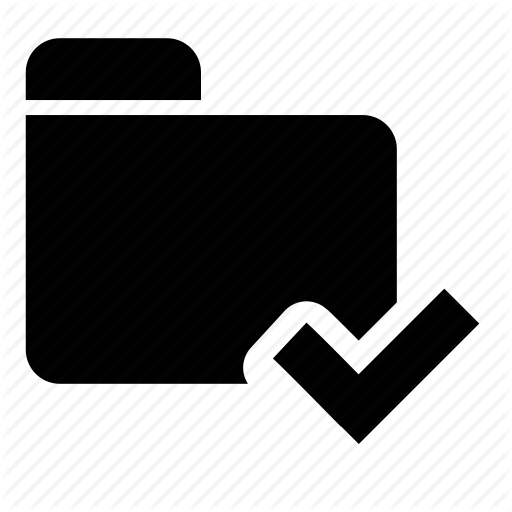 Check, Folder Icon