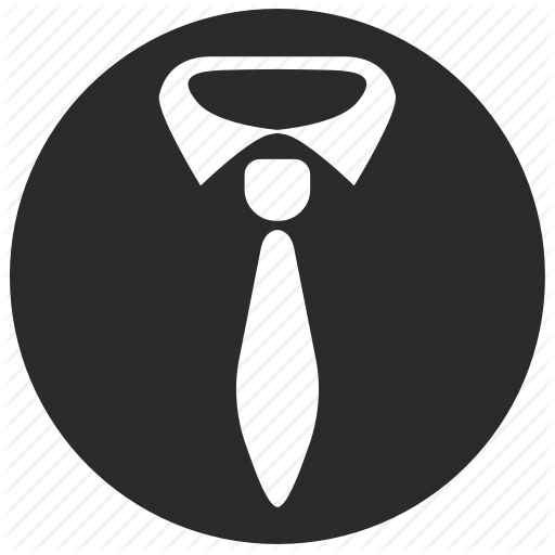 Form, Office, Round, Tie, Work Icon