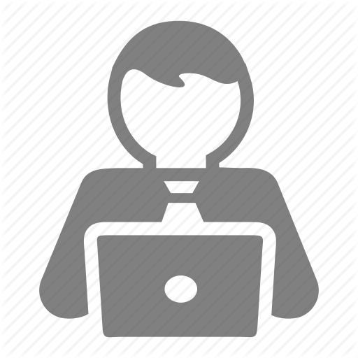 Business Man, Desk, Office, Work, Work With Laptop, Working Icon