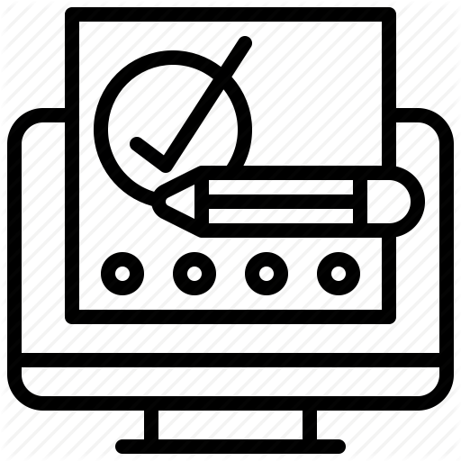 Computer, Order, Pencil, Report, Work Icon