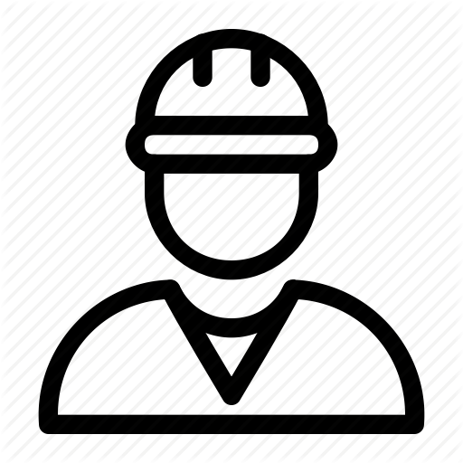 Building, Helmet, Man, Person, Worker Icon