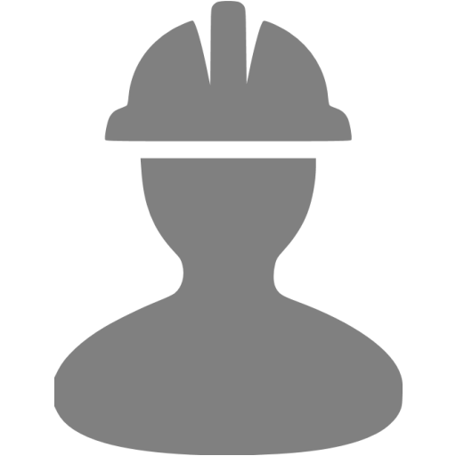 Gray Worker Icon