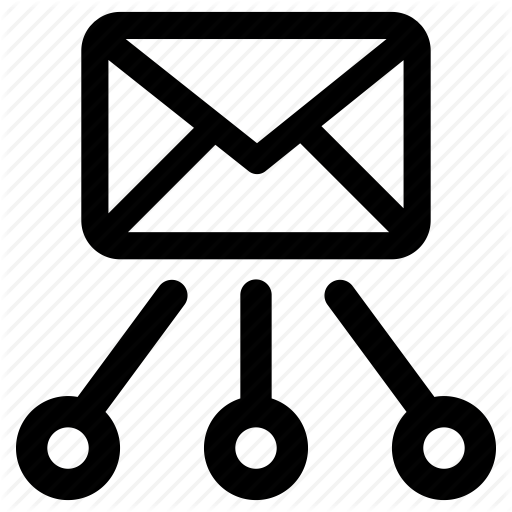 Email, Hierarchy, Structure, Workflow Icon