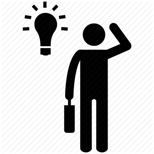 Businessman, Creative, Intelligent, Inventor, Man, Smart Icon