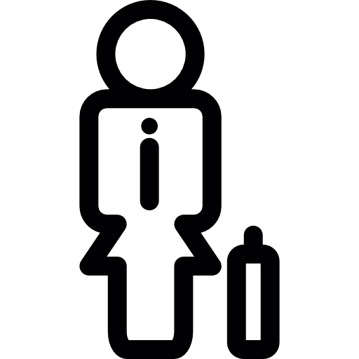 Standing Working Woman Icons Free Download