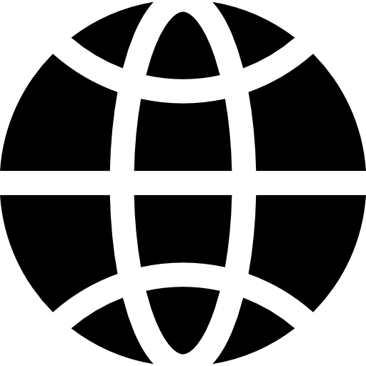 World Grid Flat Icon