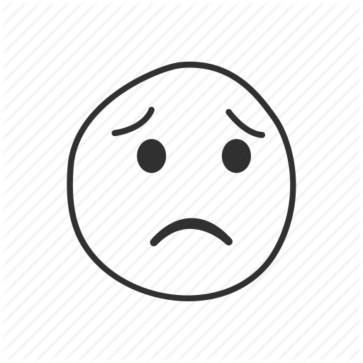 Emoji, Emoticon, Sad, Sad Face, Unhappy, Worried Face, Worry Icon