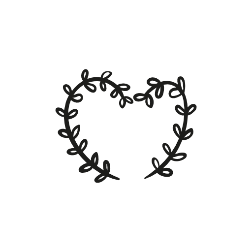 Heart Shaped Wreath Icon Free Icons Download