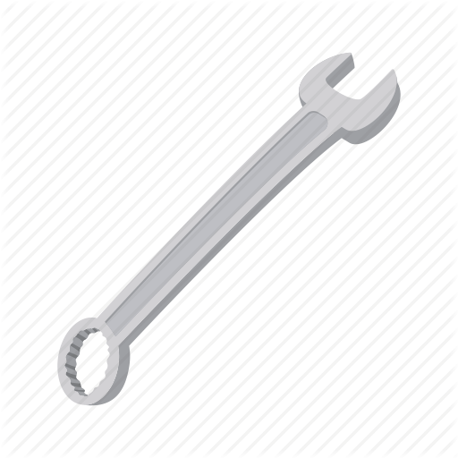 Car, Cartoon, Key, Spanner, Tool, Work, Wrench Icon