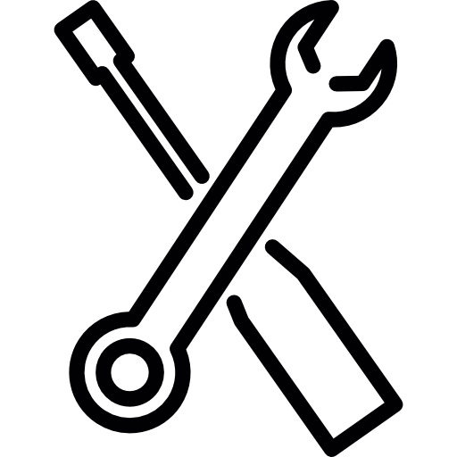 Wrench, Interface, Screwdriver Icon