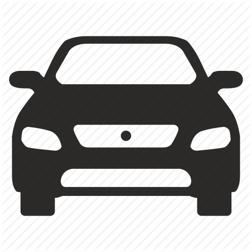 Auto, Car, Front, Sedan, View, Wv Icon