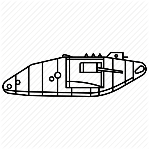 Army, British, First, Mark, Tank, War, Icon