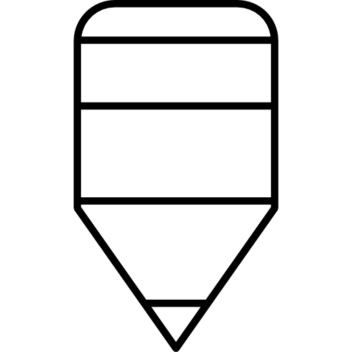 Tiny Pencil Outline Icons Free Download