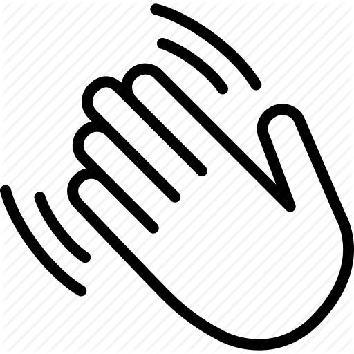 Gesture, Hand, Hello, Hi, Shake, Wave, Waving Icon