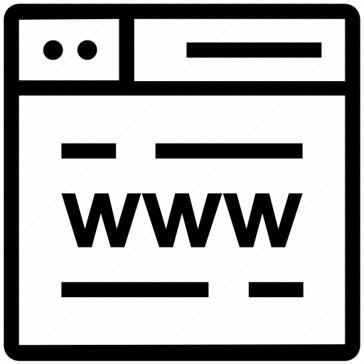 Browser, Internet, Page, Web, Webpage, Website, Icon