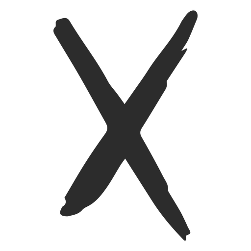 X Cross Scribble Icon