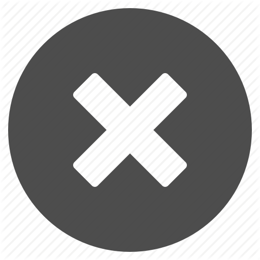 Button, Buttons, Close, Denied, Multimedia, Web, X Icon