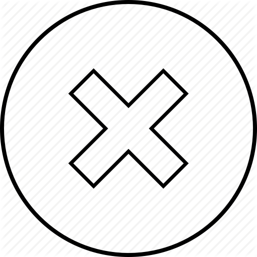 Cancel, Close, Delete, Remove, X Icon