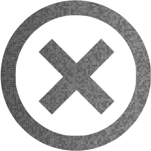 Custom Color X Mark Icon