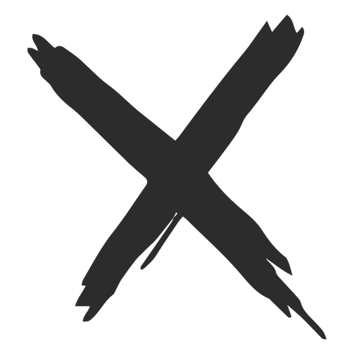 X Mark Scribble Icon
