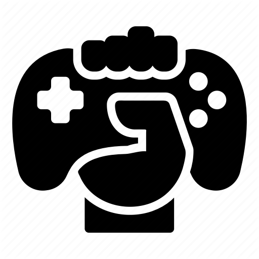 Console, Game, Hand, Holding, Player, Playstation, Xbox Icon