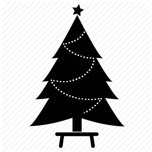 Chair, Christmas Tree, Fir, New Year, Spruce, Tree Icon