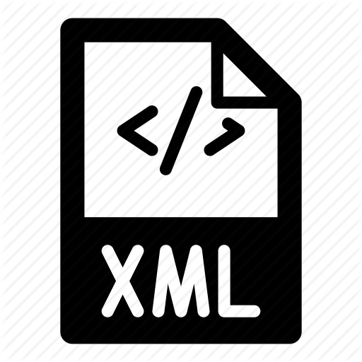 Code, Extension, File, Format, Type, Xml Icon