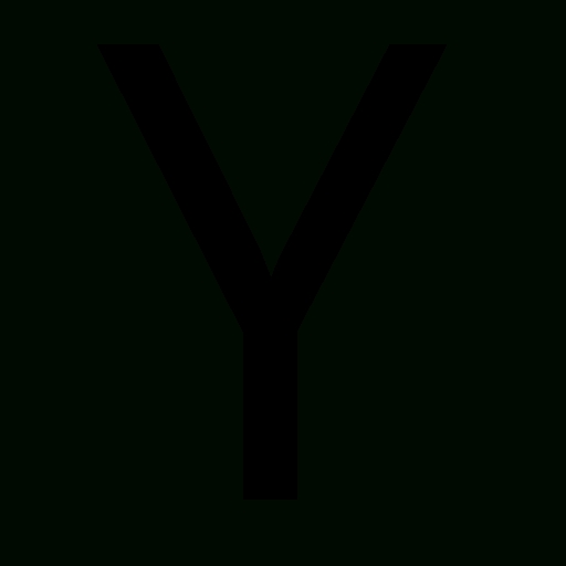 Free Black Letter Y Icon Download Black Letter Y Icon