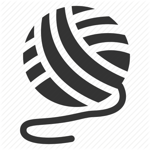 Ball, Cat Toy, Cotton, Decoration, Knitting, Textiles, Yarn Icon