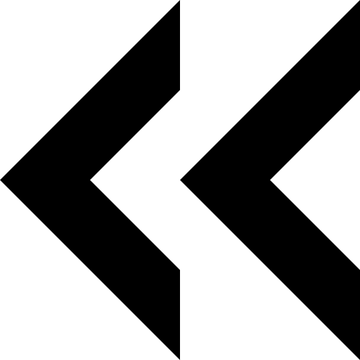 Double Arrow Pointing To Left Icons Free Download