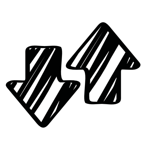 Up Arrow And Down Arrow Icon Free Icons Download