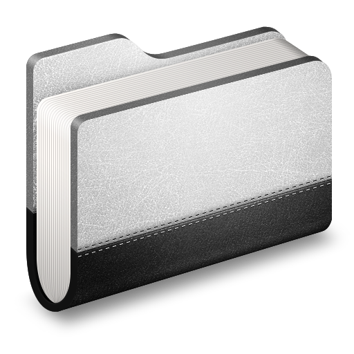 Llibrary Metal Folder Icon