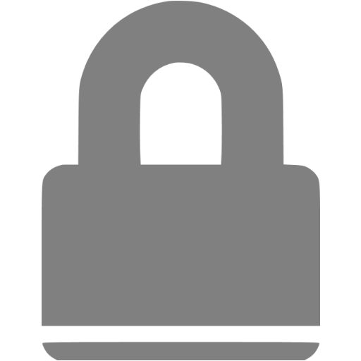 Gray Padlock Icon