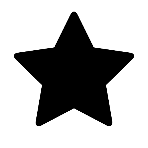 Black Five Pointed Star Symbol Icon Download Free Icons