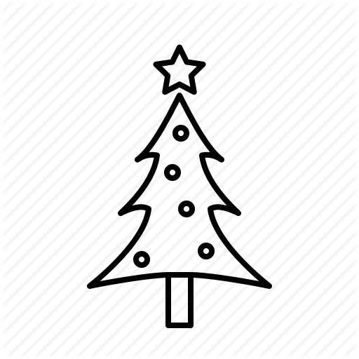 Christmas, Christmastree, Decoration, Holidays, Small, Star Icon