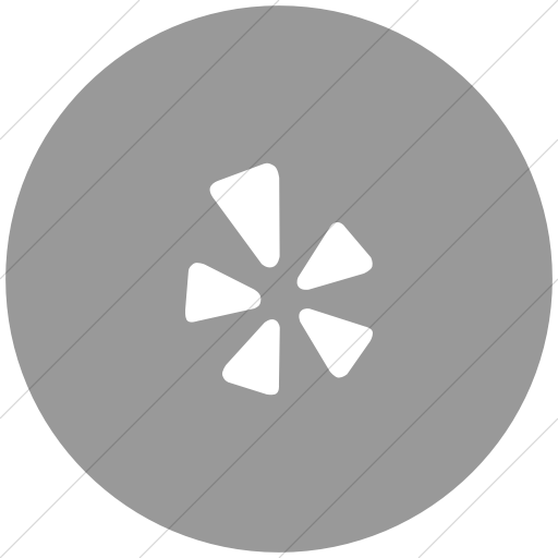 Flat Circle White On Light Gray Foundation Social