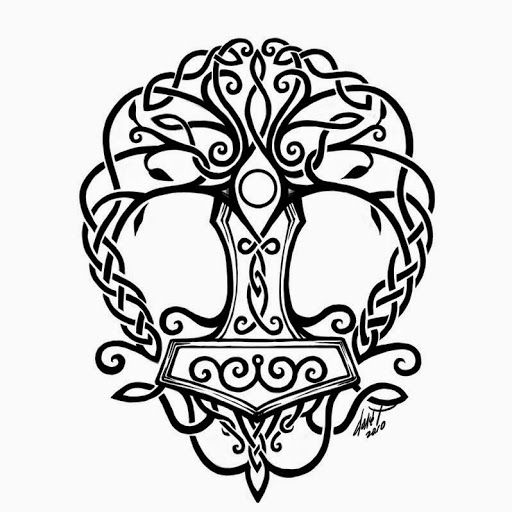 Awesome Viking Tree Of Life Tattoo Design Tattoo Ideas